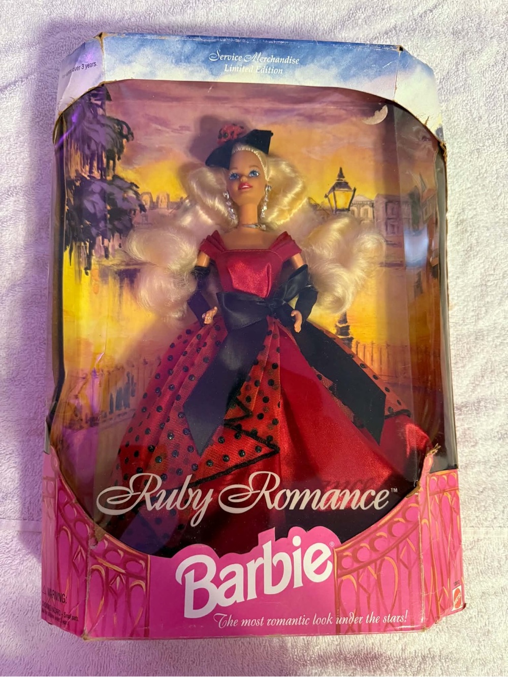 Barbie Vintage 1995 Ruby Romance Doll Mattel Limited Ed. NRFB Blonde Hair 13612